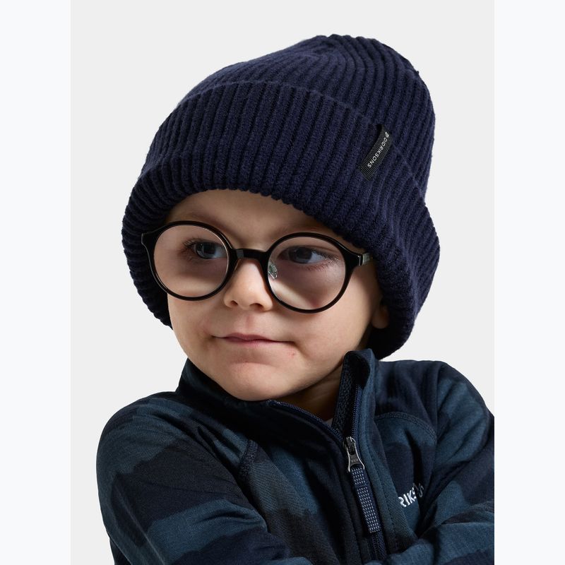 Cappello invernale per bambini Didriksons Buz Beanie navy 2