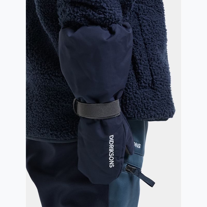 Guanti da sci per bambini Didriksons Biggles Mitten 8 navy 2