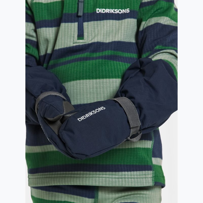 Guanti da sci per bambini Didriksons Biggles Mitten 8 navy 3