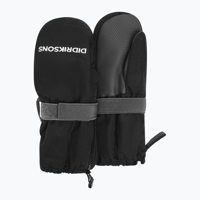 Guanti da sci per bambini Didriksons Biggles Zip Mitten 9 black