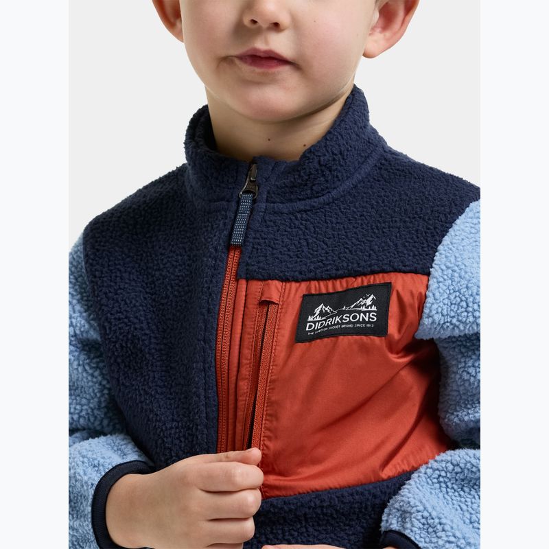 Pile felpato bambino Didriksons Anten 2 Fz winter blue 8