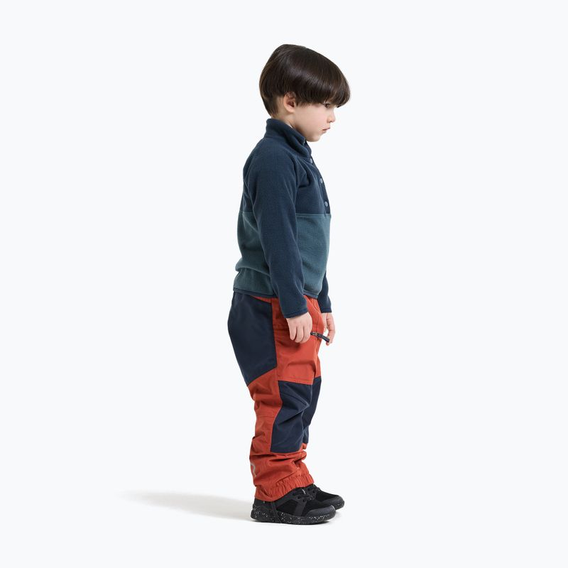 Pile felpato bambino Didriksons Monte 6 Half Button mountain blue 7