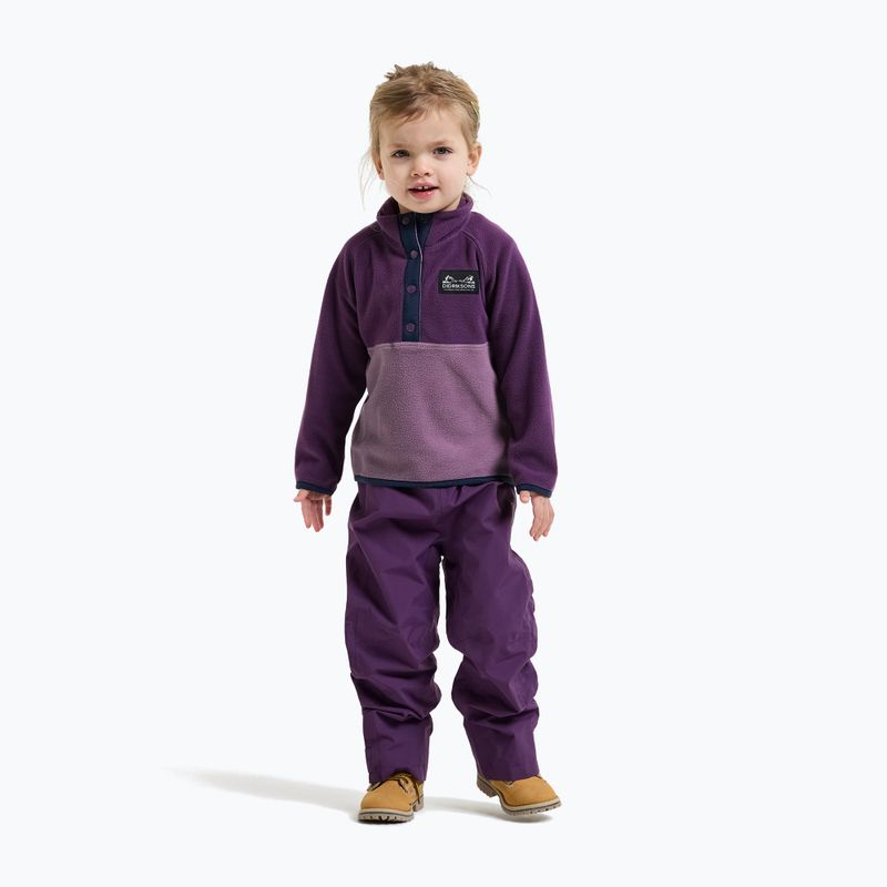 Pile felpato bambino Didriksons Monte 6 Half Button northern purple 4