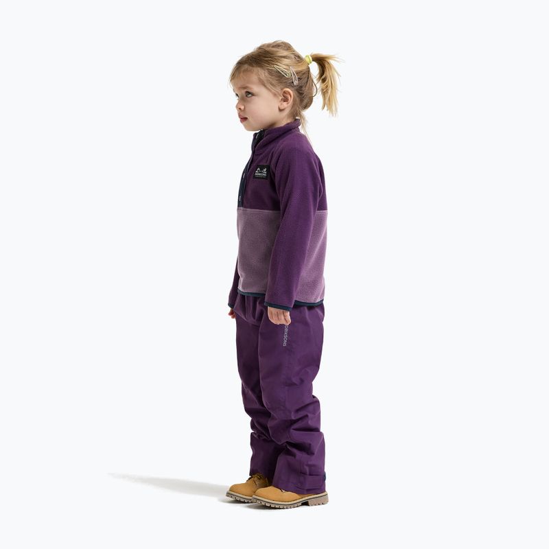 Pile felpato bambino Didriksons Monte 6 Half Button northern purple 6