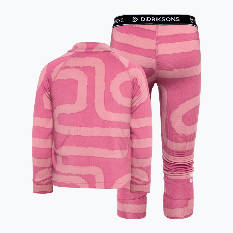 Completo bambino Didriksons Jadis Pr 5 path heather pink 2