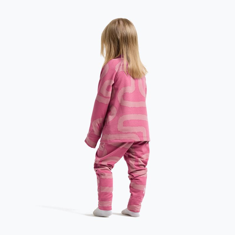 Completo bambino Didriksons Jadis Pr 5 path heather pink 4
