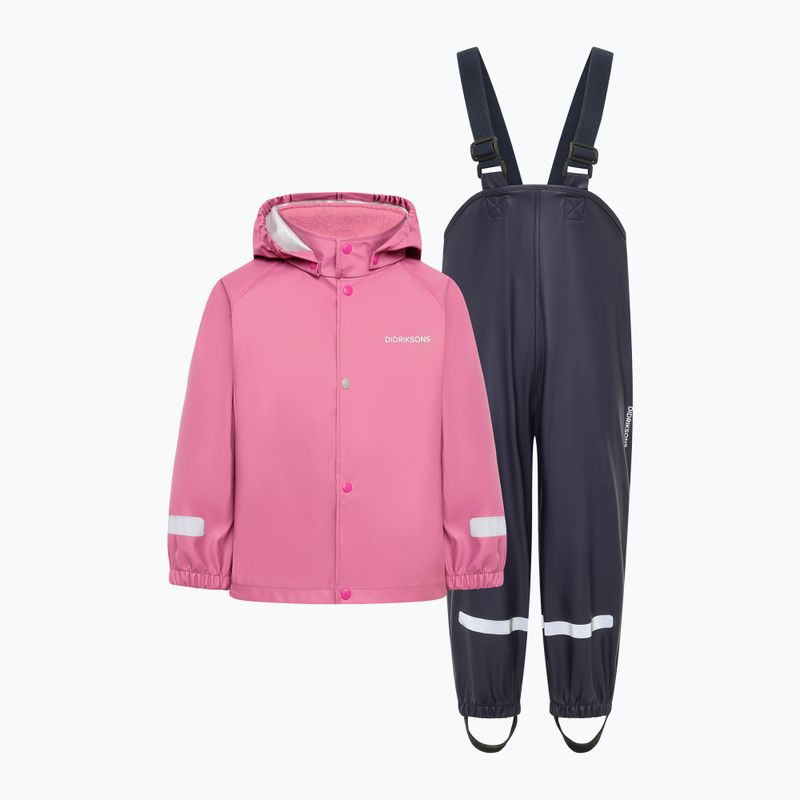 Completo impermeabile per bambini Didriksons Slaskeman 4 heather pink
