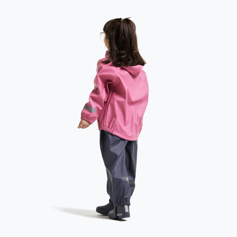 Completo impermeabile per bambini Didriksons Slaskeman 4 heather pink 4
