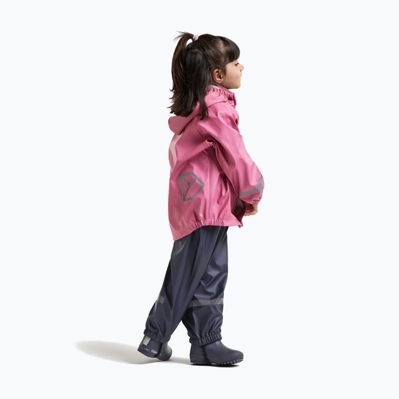 Completo impermeabile per bambini Didriksons Slaskeman 4 heather pink 6
