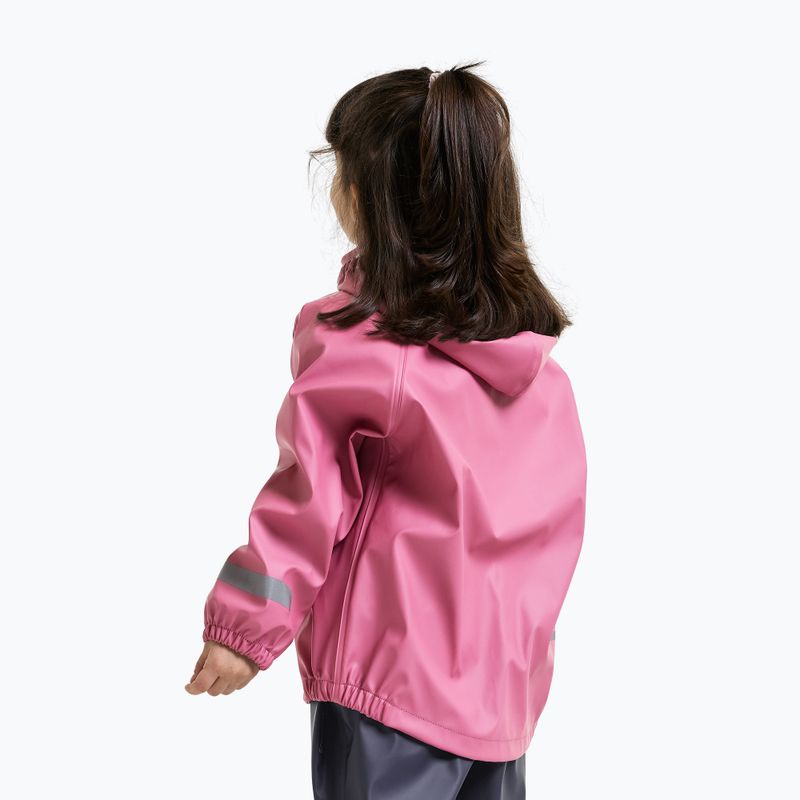 Completo impermeabile per bambini Didriksons Slaskeman 4 heather pink 8