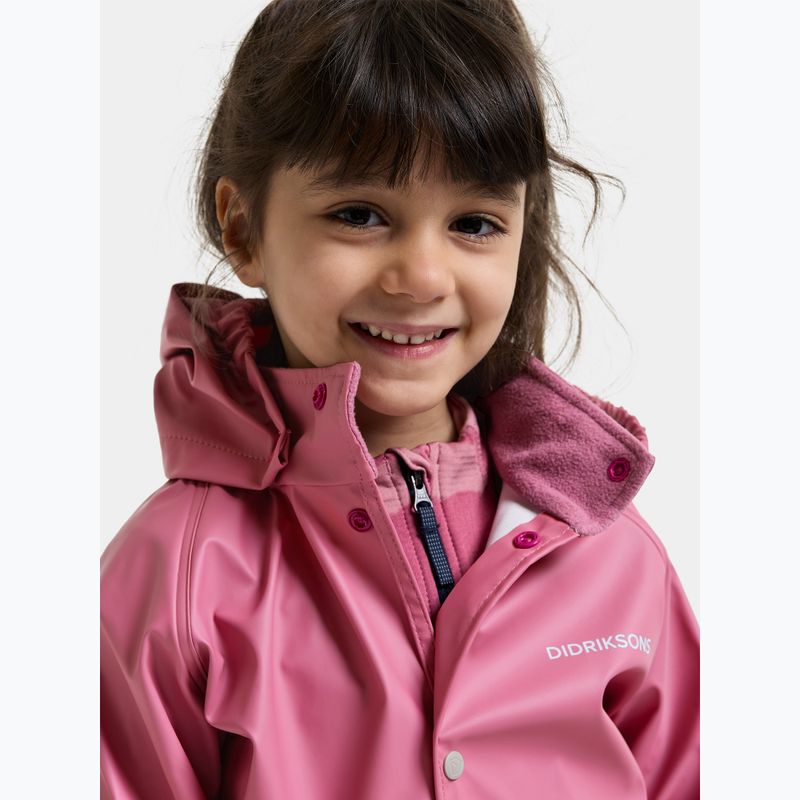 Completo impermeabile per bambini Didriksons Slaskeman 4 heather pink 10