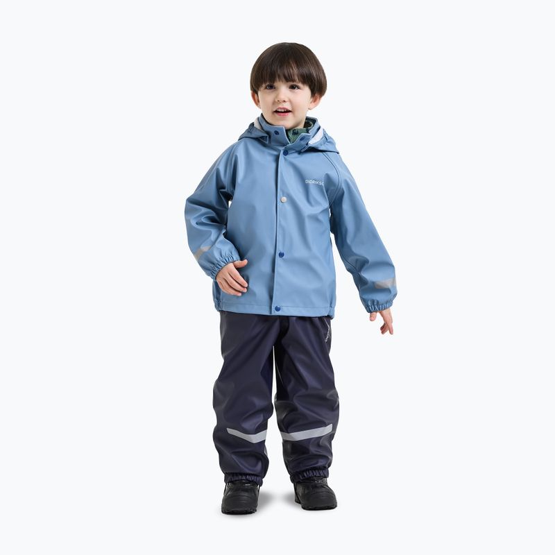 Completo impermeabile per bambini Didriksons Slaskeman 4 winter blue 3