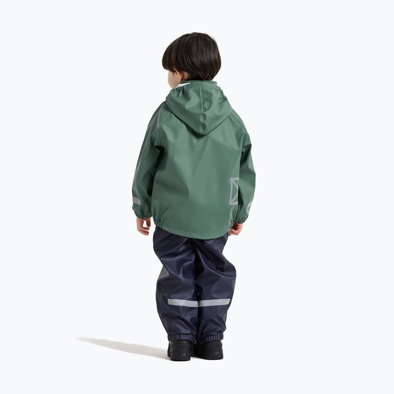 Completo impermeabile per bambini Didriksons Slaskeman 4 dark moss 5