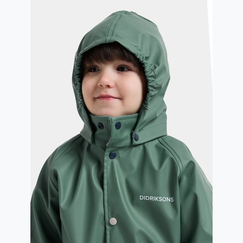 Completo impermeabile per bambini Didriksons Slaskeman 4 dark moss 9