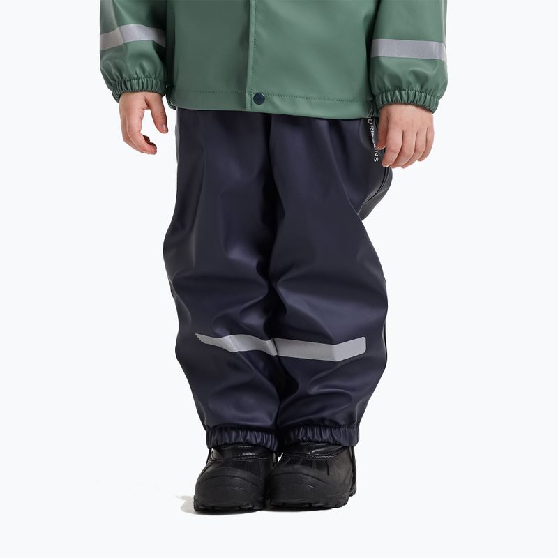 Completo impermeabile per bambini Didriksons Slaskeman 4 dark moss 12