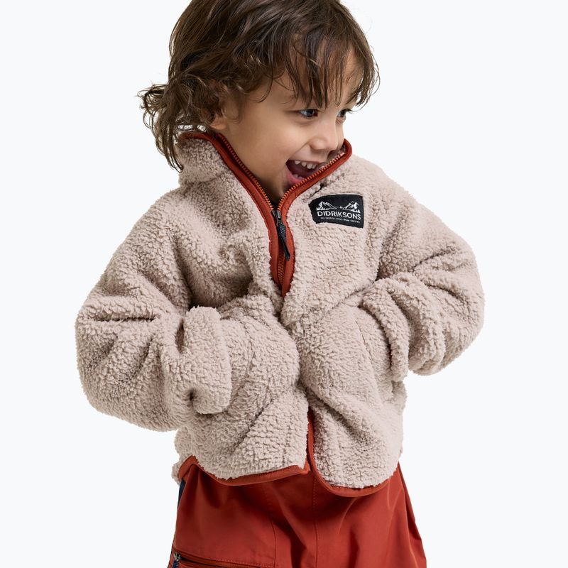 Pile felpato bambino Didriksons Gibbsc 2 Fz beach beige/rust 3