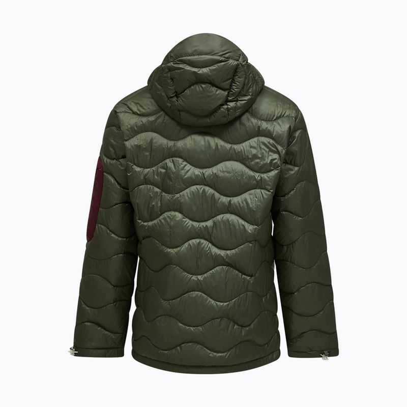 Piumino uomo Peak Performance Helium Utility Down Hood Pine Needle/Mosswood 7