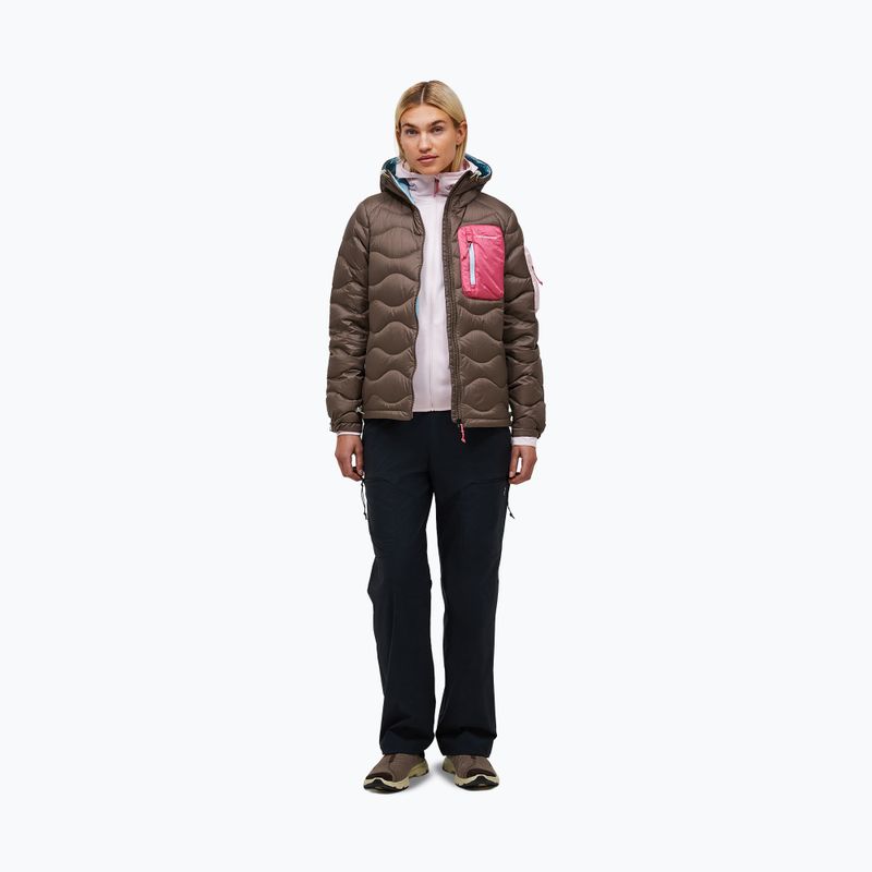 Piumino donna Peak Performance Helium Utility Down terrain tan/mountain blush 2