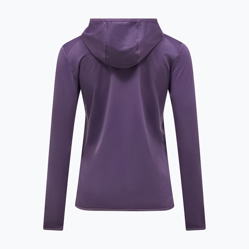 Felpa da trekking donna Peak Performance Light Zip Hood montana grape 6