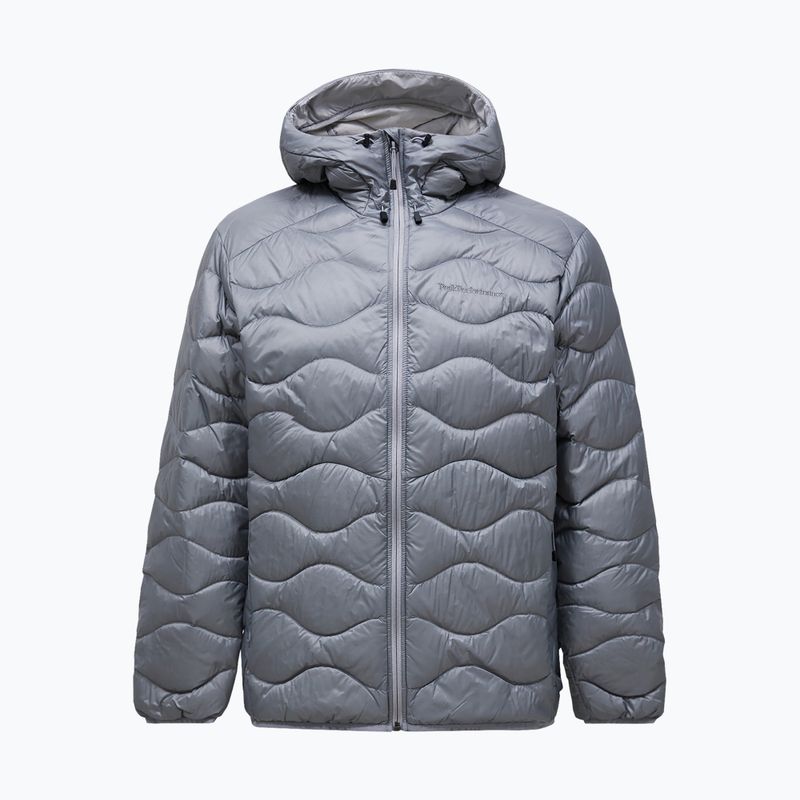 Piumino uomo Peak Performance Helium Down Hood lt grey/antarctica 5