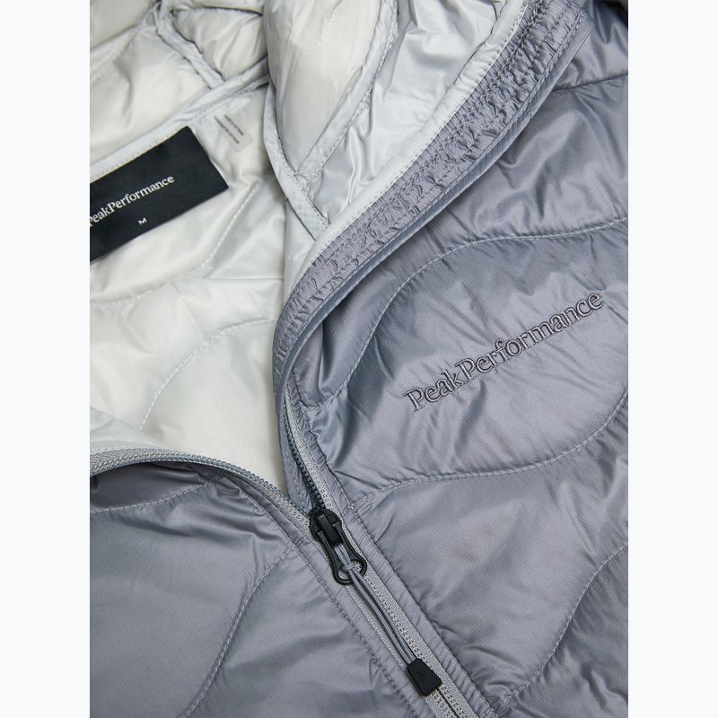 Piumino uomo Peak Performance Helium Down Hood lt grey/antarctica 8