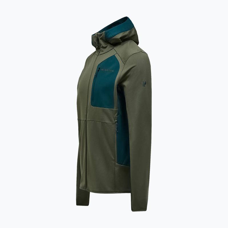 Felpa da uomo Peak Performance Utility Light Zip pine needle/ponderosa pine 5