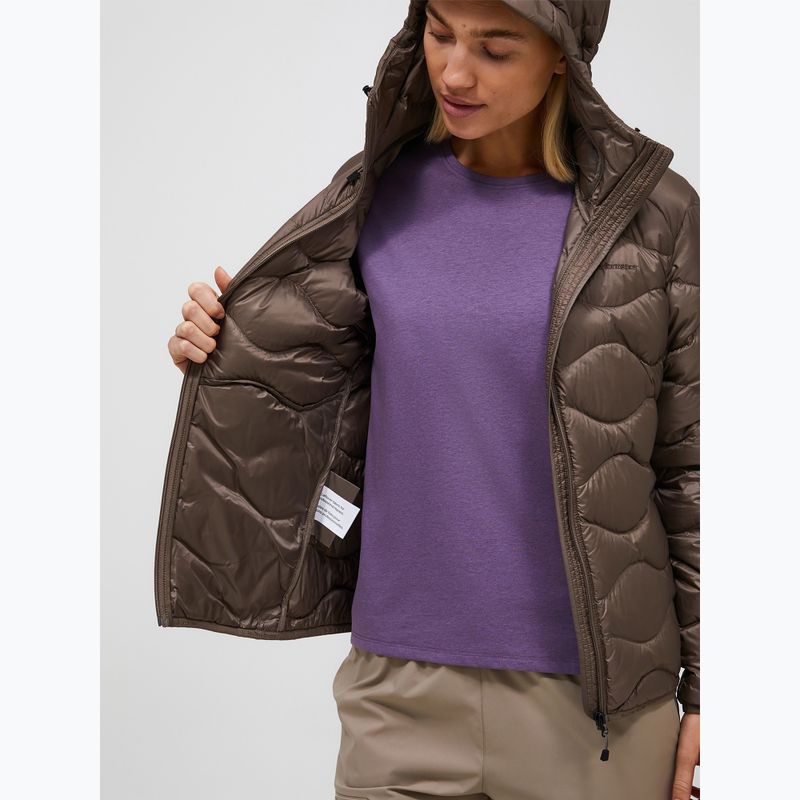 Piumino donna Peak Performance Helium Down Hood terrain tan 4