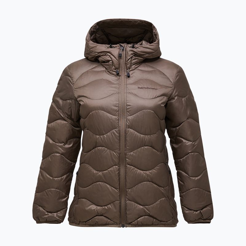 Piumino donna Peak Performance Helium Down Hood terrain tan 6