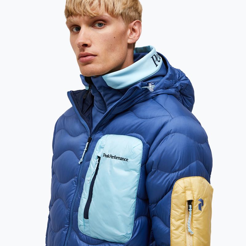 Piumino uomo Peak Performance Helium Utility Down Hood Summit Sky/Snowmelt 4