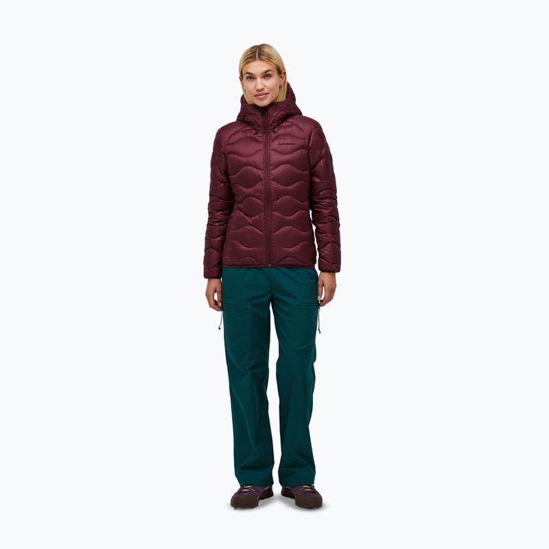 Piumino donna Peak Performance Helium Down Hood Porto/Mountain Blush 2