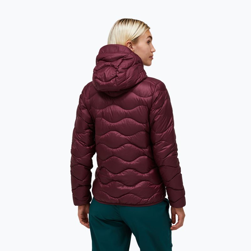 Piumino donna Peak Performance Helium Down Hood Porto/Mountain Blush 3