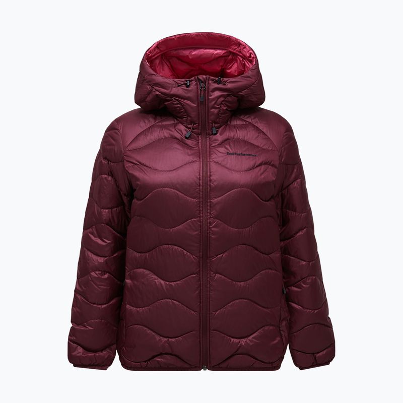 Piumino donna Peak Performance Helium Down Hood Porto/Mountain Blush 6