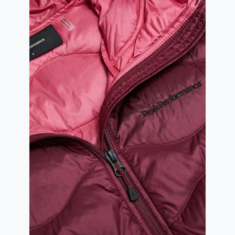 Piumino donna Peak Performance Helium Down Hood Porto/Mountain Blush 9
