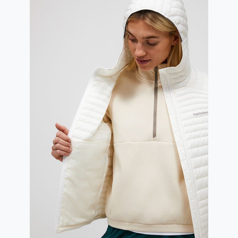 Giacca imbottita da donna Peak Performance Monolight Synthetic Hood off white 4