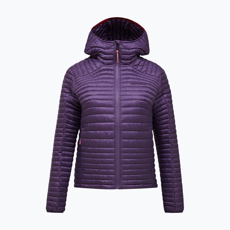 Giacca imbottita da donna Peak Performance Monolight Synthetic Hood montana grape 5