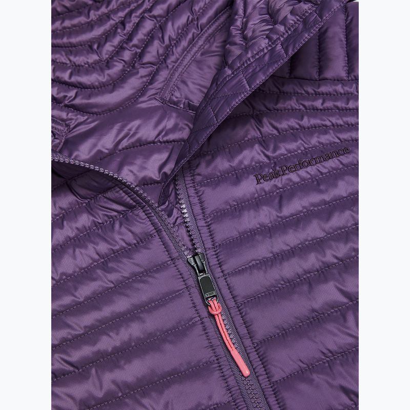 Giacca imbottita da donna Peak Performance Monolight Synthetic Hood montana grape 8