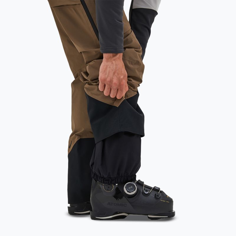 Pantaloni da sci da uomo Peak Performance Alpine GTX 2L Insulated Shell terrain tan 4