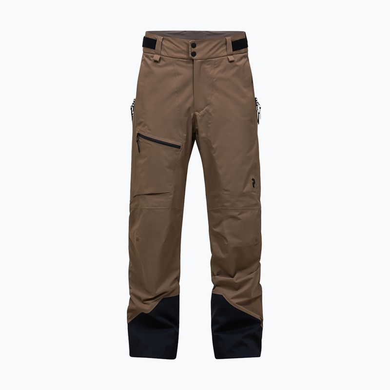 Pantaloni da sci da uomo Peak Performance Alpine GTX 2L Insulated Shell terrain tan 5