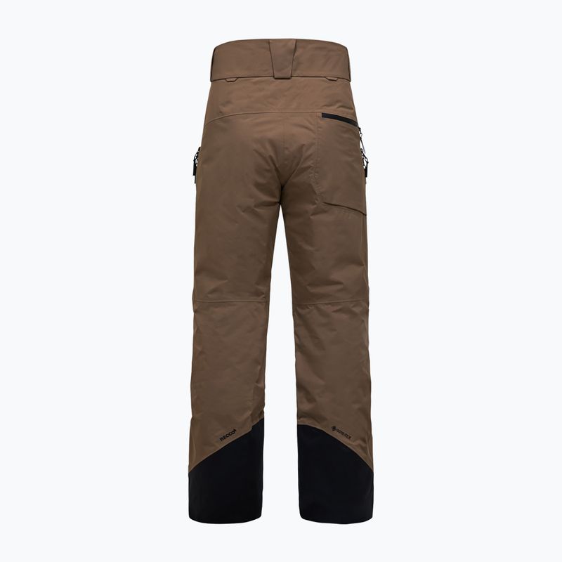 Pantaloni da sci da uomo Peak Performance Alpine GTX 2L Insulated Shell terrain tan 6