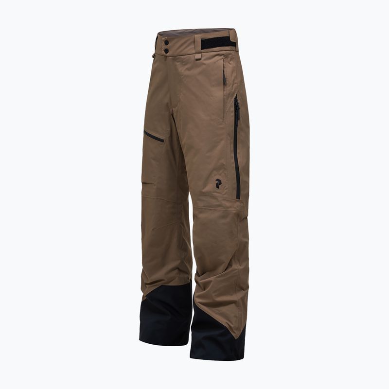 Pantaloni da sci da uomo Peak Performance Alpine GTX 2L Insulated Shell terrain tan 7
