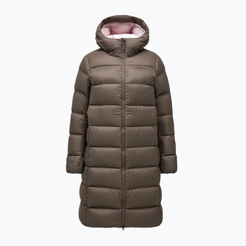 Piumino da donna Peak Performance Frost Down Coat terrain tan