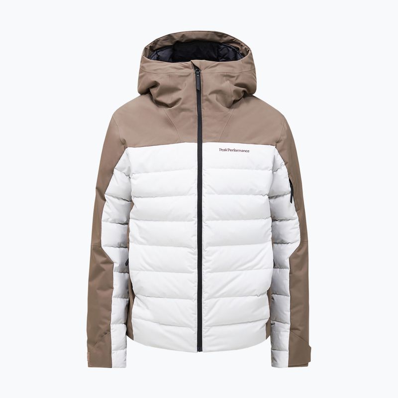 Giacca da sci da uomo Peak Performance Shred Down terrain tan/antarctica