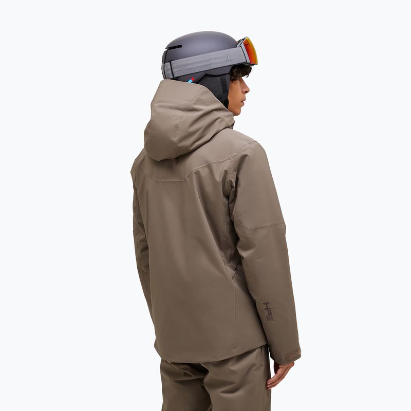 Giacca da sci da uomo Peak Performance Maroon Insulated terrain tan 3