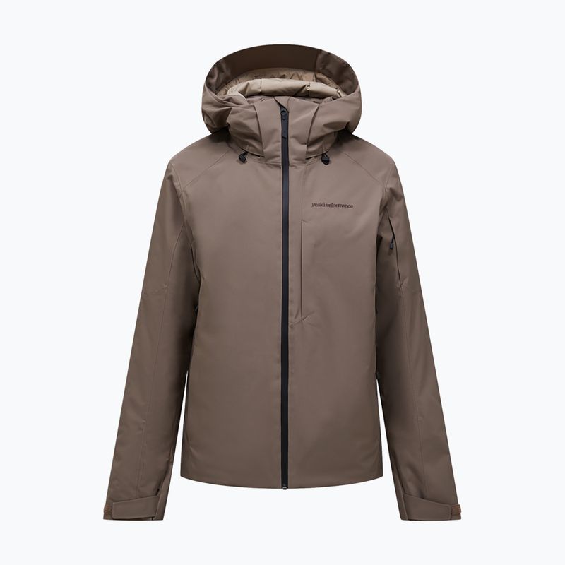 Giacca da sci da uomo Peak Performance Maroon Insulated terrain tan 6