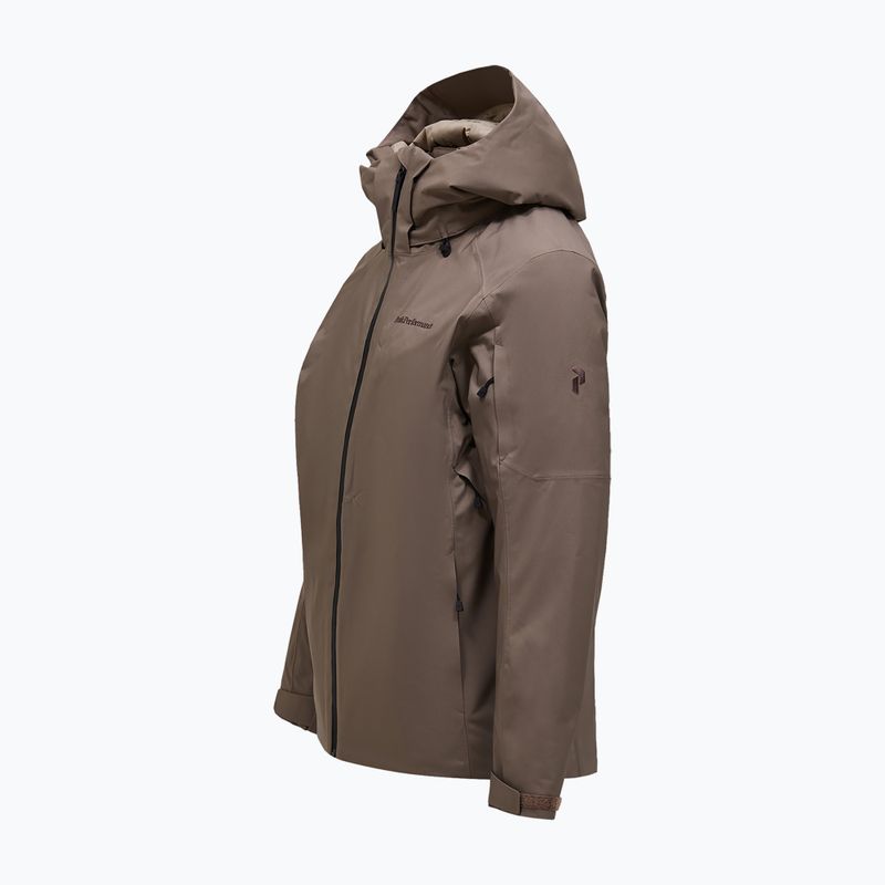 Giacca da sci da uomo Peak Performance Maroon Insulated terrain tan 8