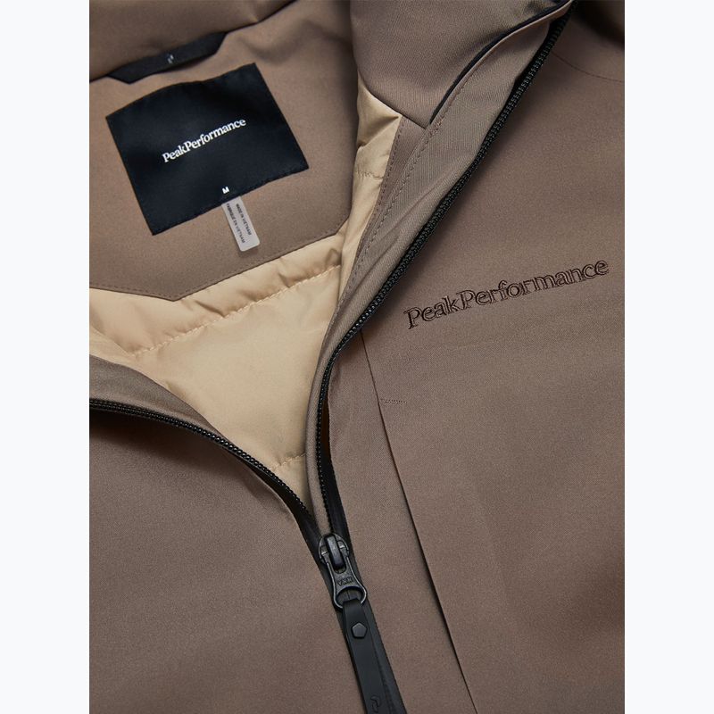 Giacca da sci da uomo Peak Performance Maroon Insulated terrain tan 9
