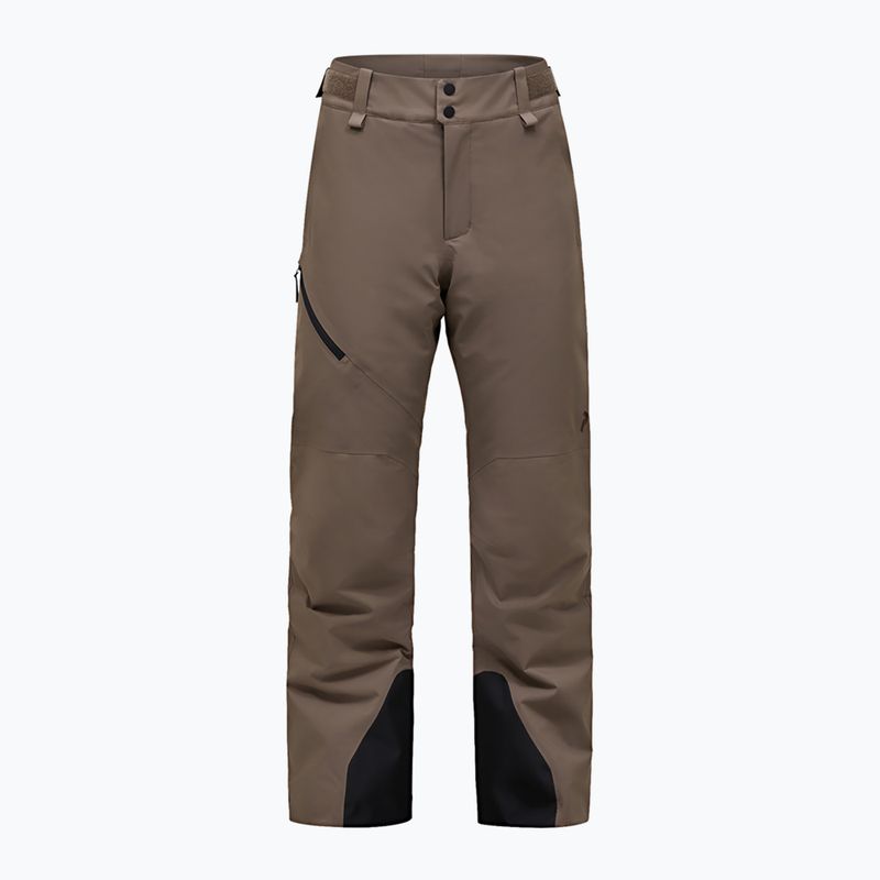 Pantaloni da sci da uomo Peak Performance Shred Insulated terrain tan