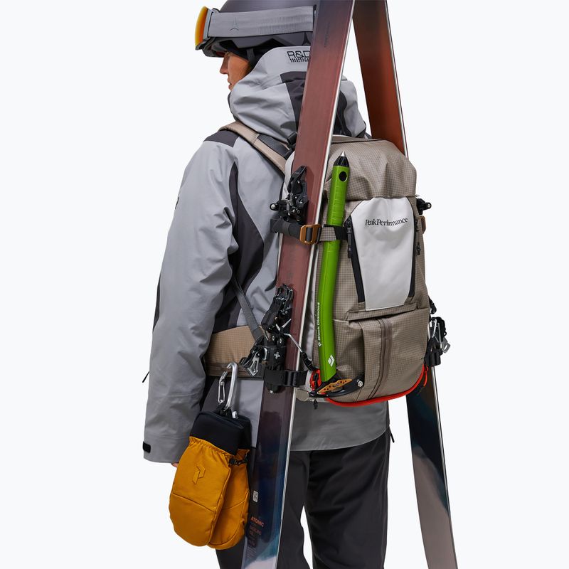 Zaino da sci Peak Performance Vertical Ski 20 l avid beige/antarctica 5