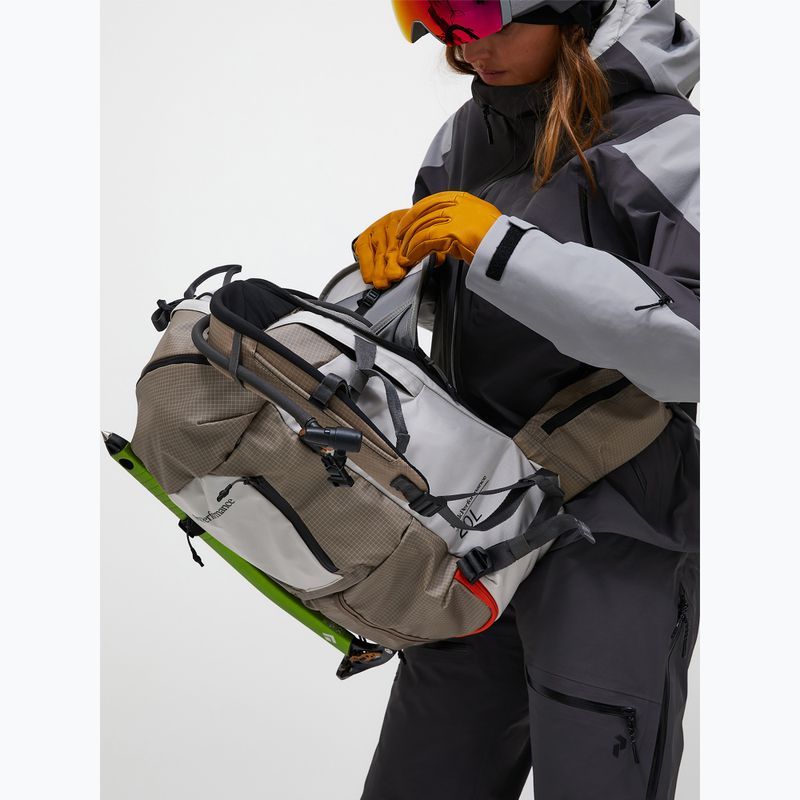 Zaino da sci Peak Performance Vertical Ski 20 l avid beige/antarctica 6