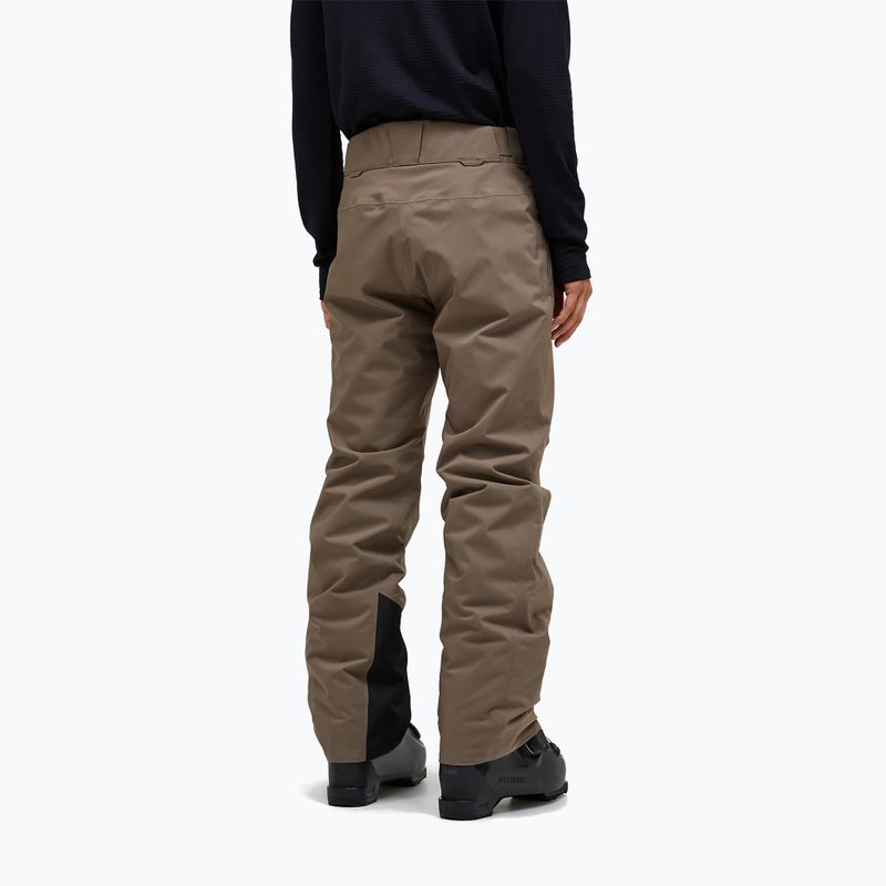 Pantaloni da sci da uomo Peak Performance Maroon Hipe 2L Insulated Shell terrain tan 3